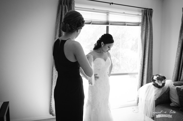 Ty & Maxine ~ Getting Ready - B&W-9 copy
