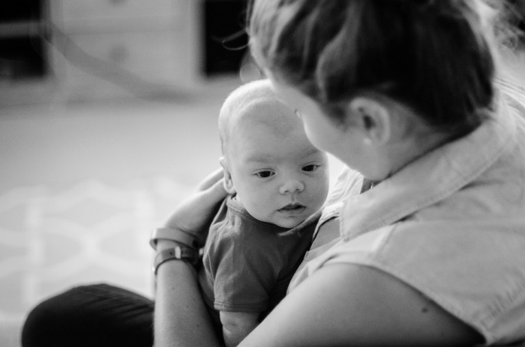 Ann's Baby Shower - B&amp;W-2