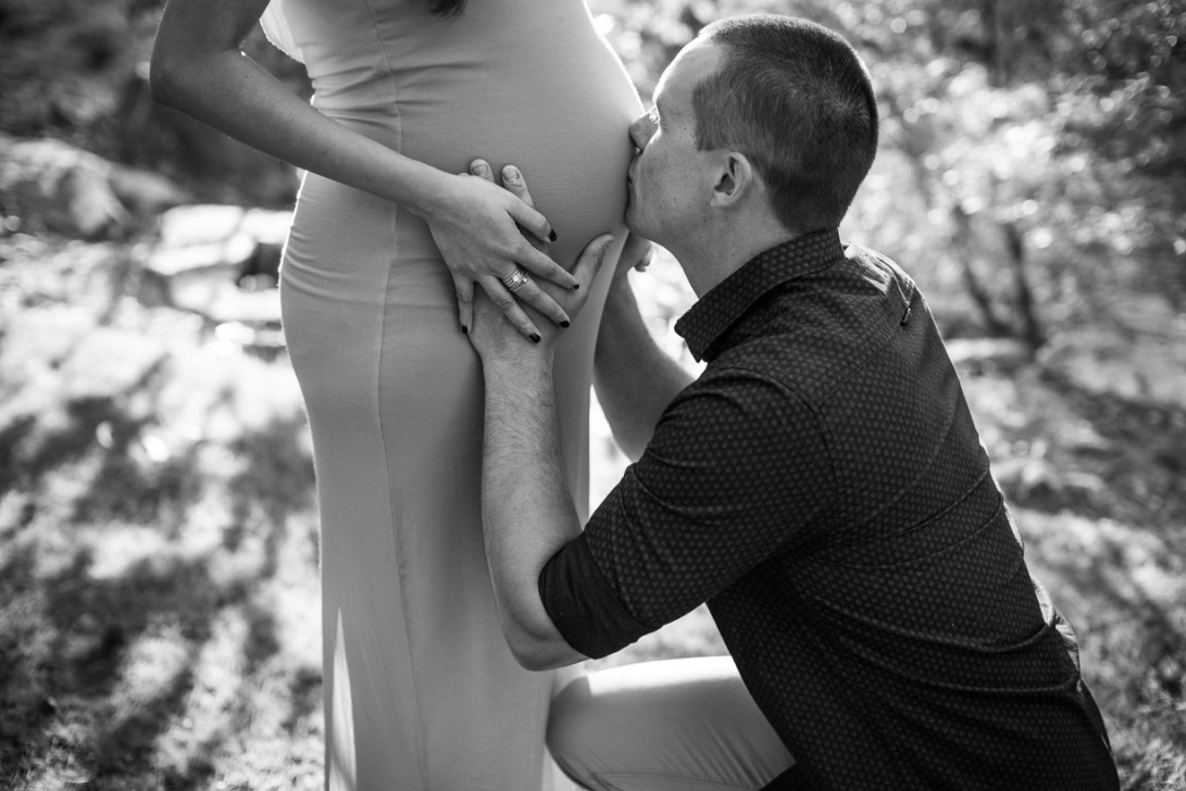 Jeremy + Ann - Maternity B&W-12