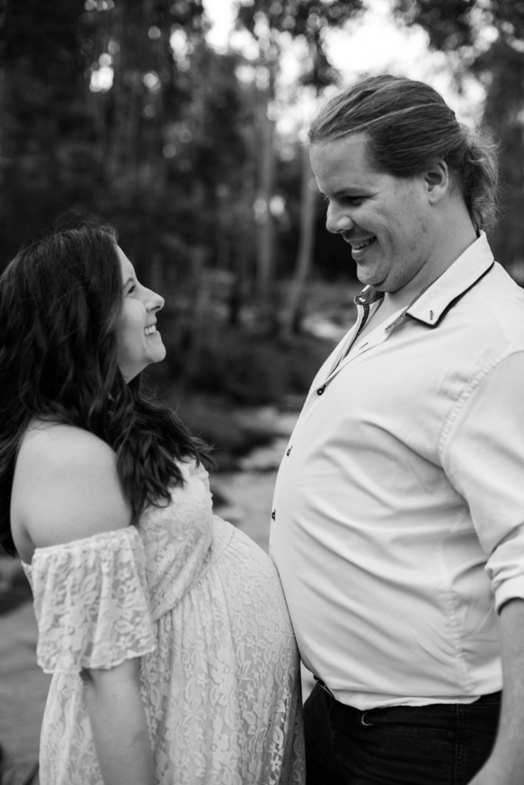 Scott + Ashley Maternity - B&W-2