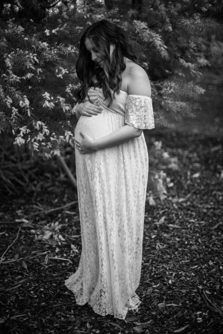 Scott + Ashley Maternity - B&W-25