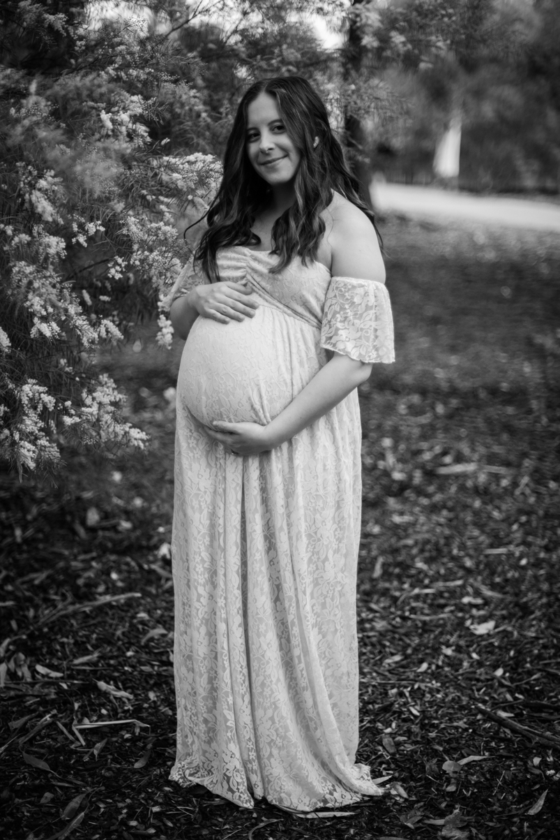 Scott + Ashley Maternity - B&W-30