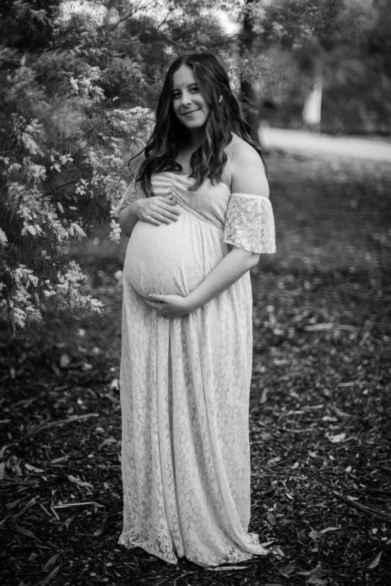 Scott + Ashley Maternity - B&W-30