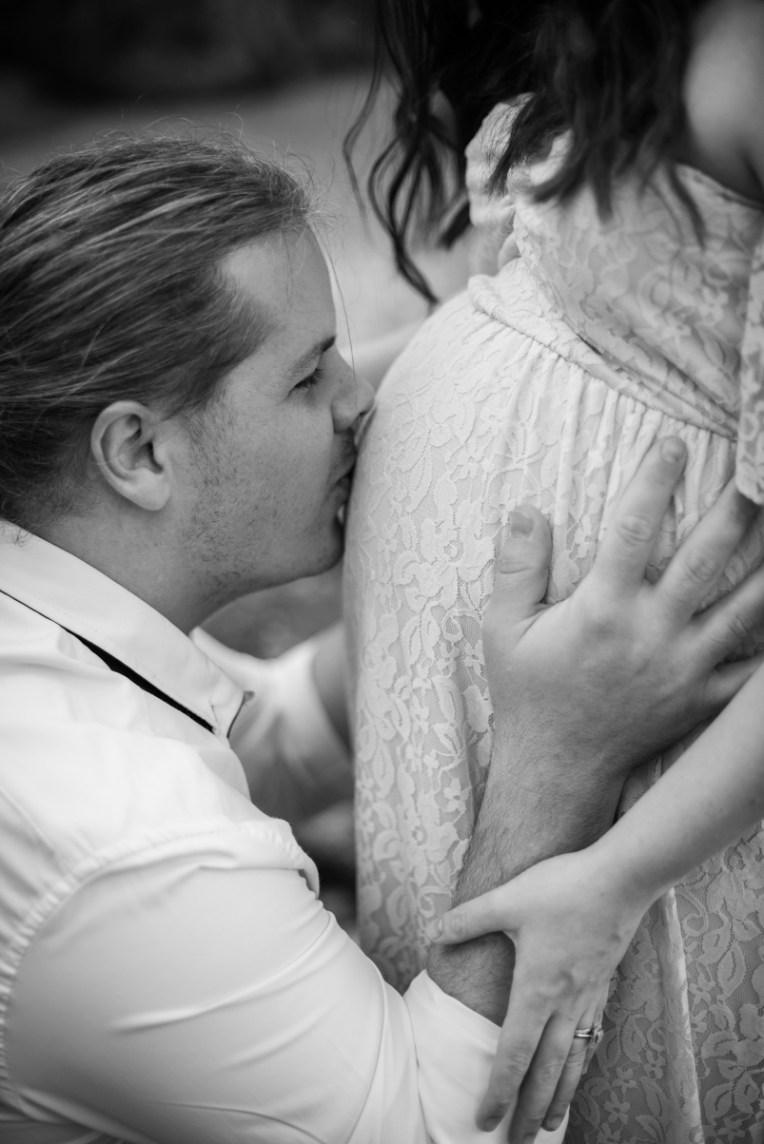 Scott + Ashley Maternity - B&W-35