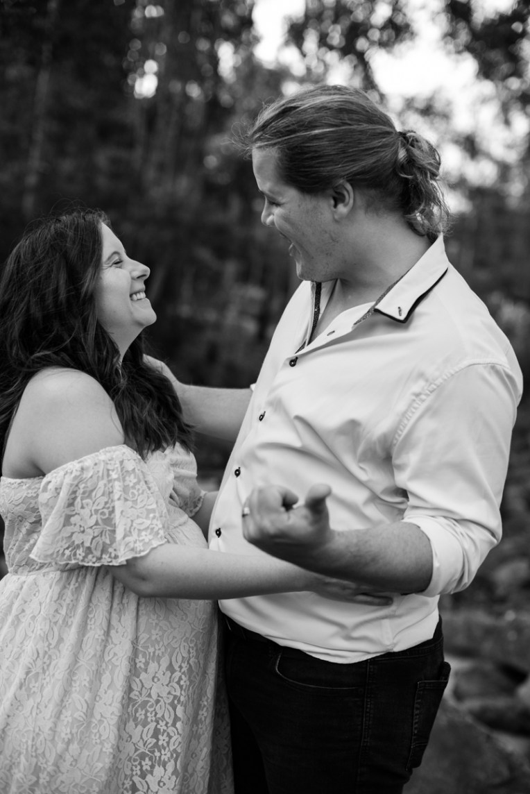Scott + Ashley Maternity - B&W-4
