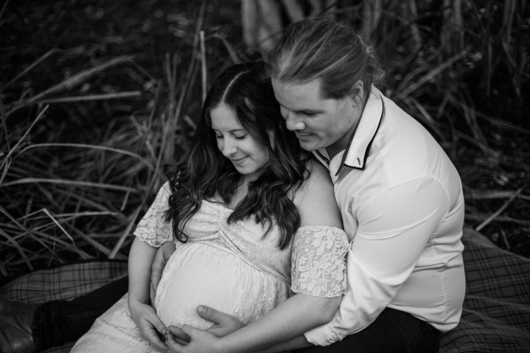 Scott + Ashley Maternity - B&W-50