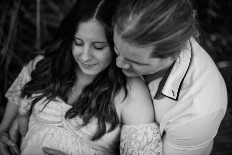 Scott + Ashley Maternity - B&W-55