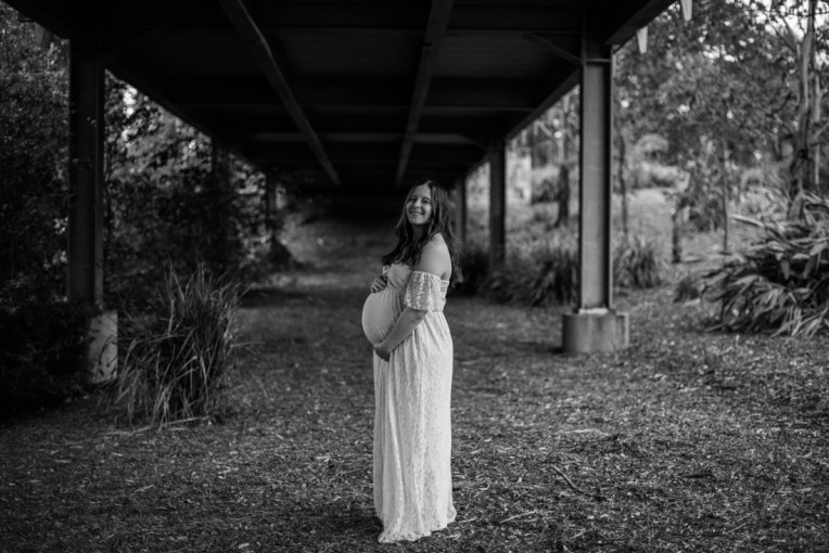 Scott + Ashley Maternity - B&W-62