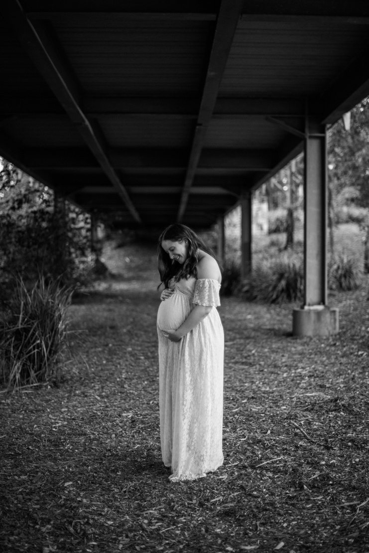 Scott + Ashley Maternity - B&W-65