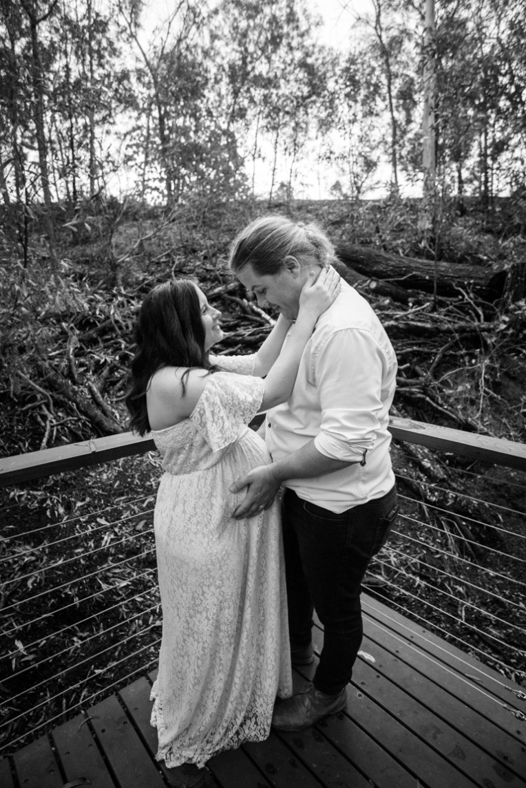 Scott + Ashley Maternity - B&W-73